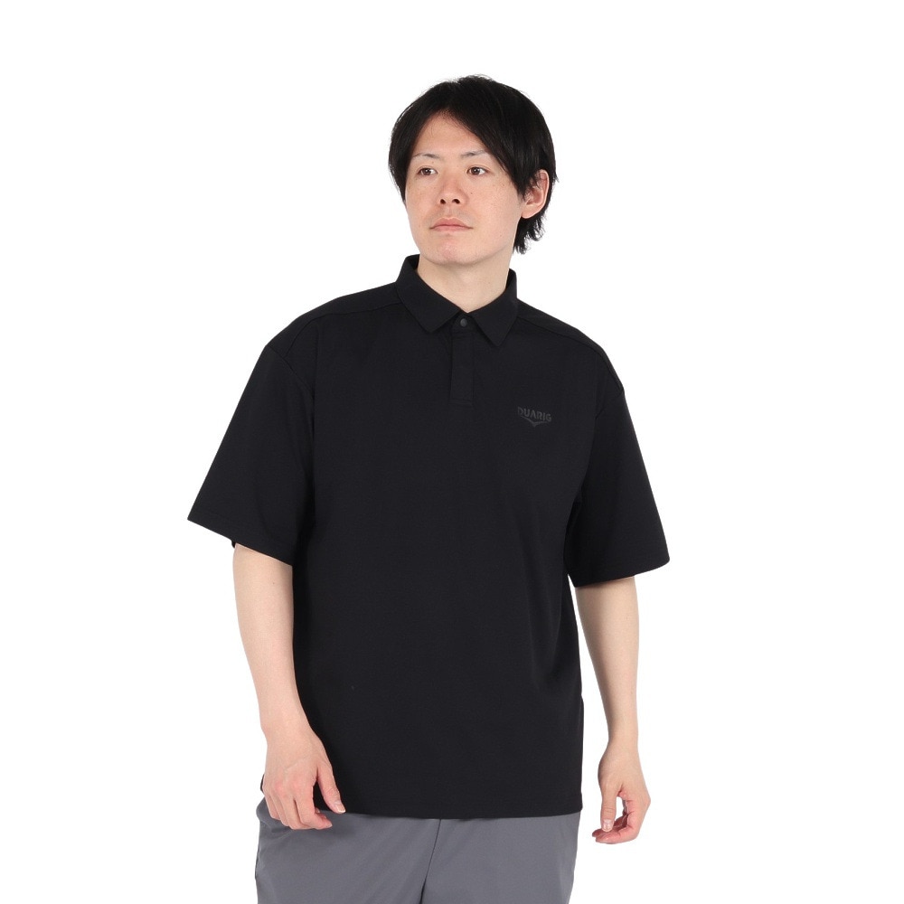 デュアリグ（DUARIG）（メンズ）ドライプラス PBT POLO Tシャツ 5S0009-TRCT-863HD BLK