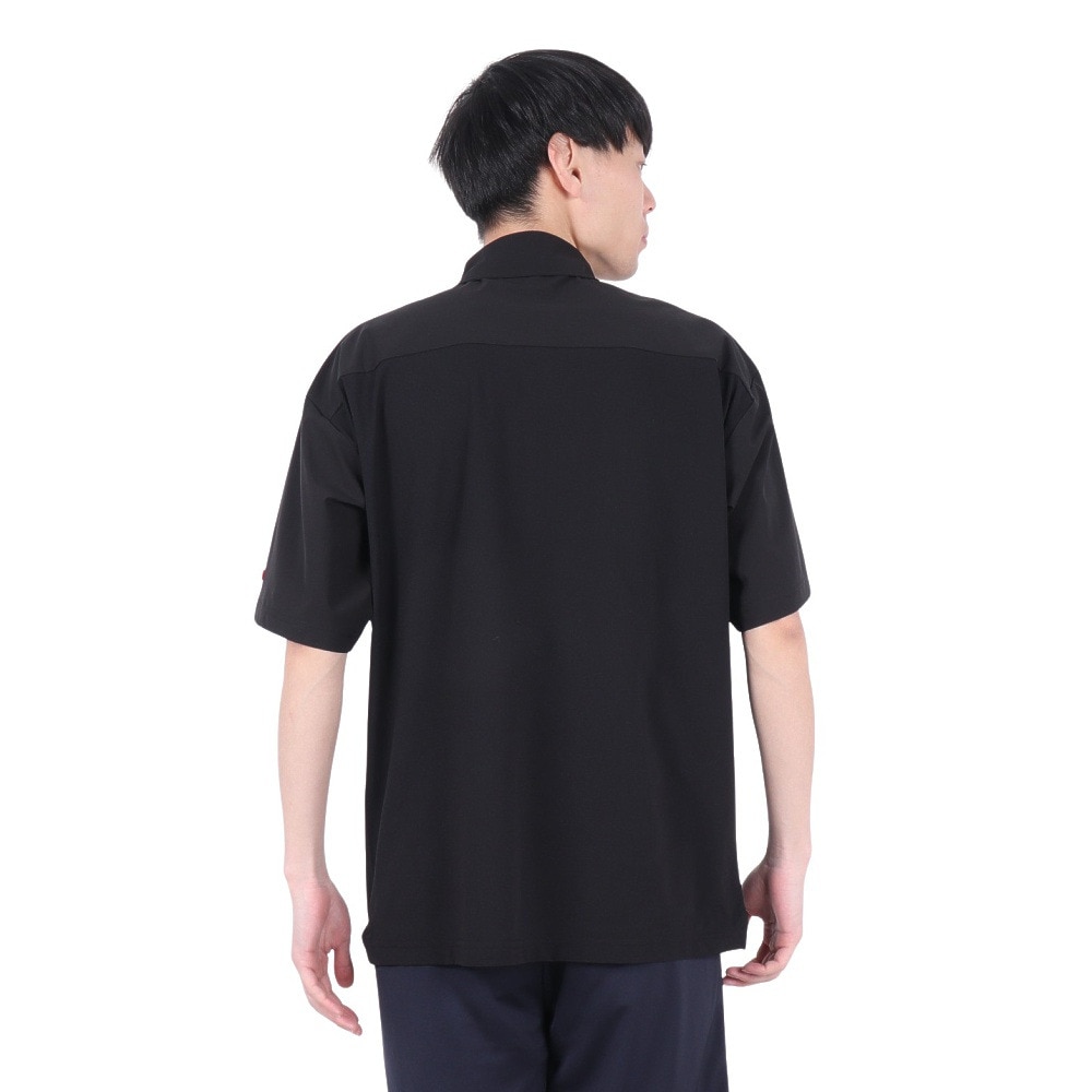 デュアリグ（DUARIG）（メンズ）ドライプラス 15 UV ニットエアー 半袖ポロシャツ 5S0021-TRCT-863SD BLK