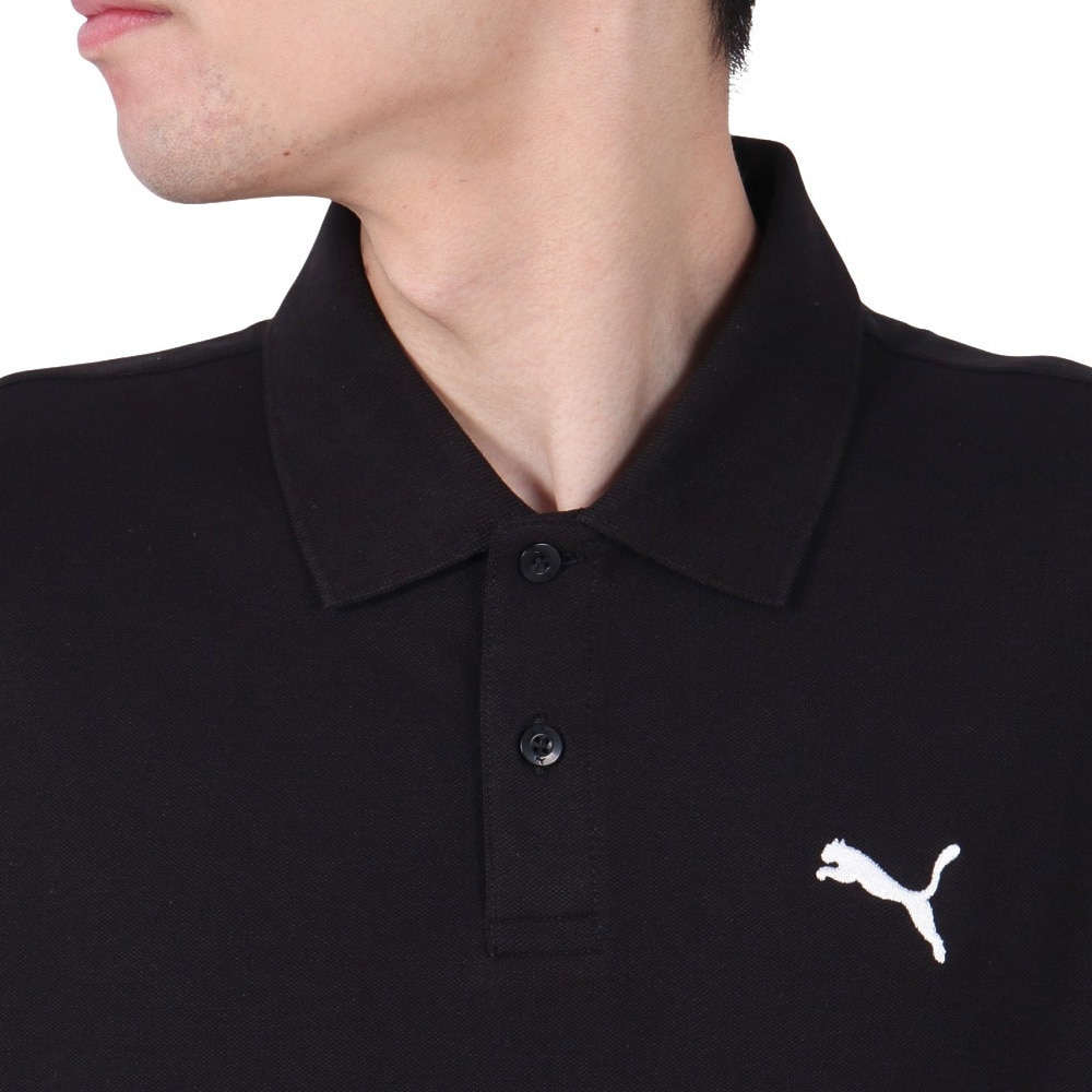 プーマ（PUMA）（メンズ）ESS ピケポロシャツ 687587 01 BLK