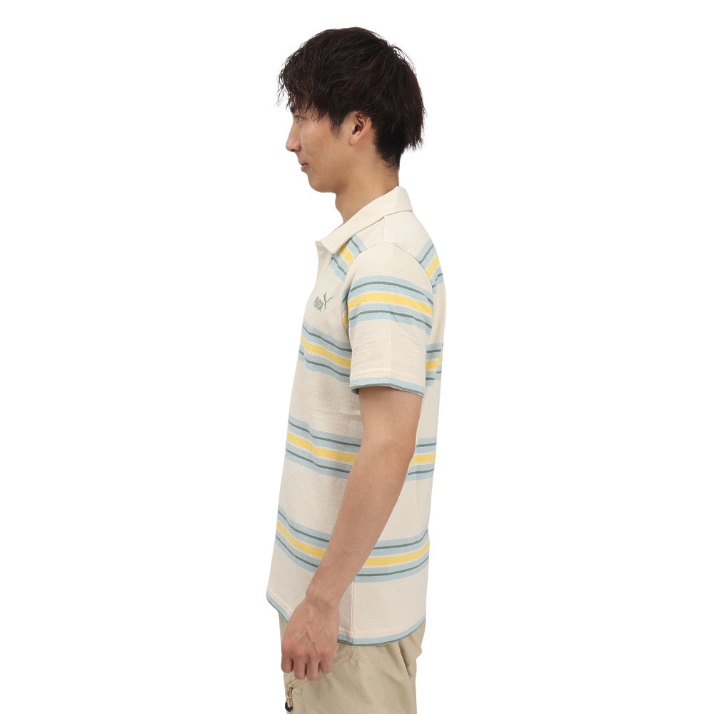 プーマ（PUMA）（メンズ）CORE HERITAGE 半袖 ポロシャツ 686855 87 BEG