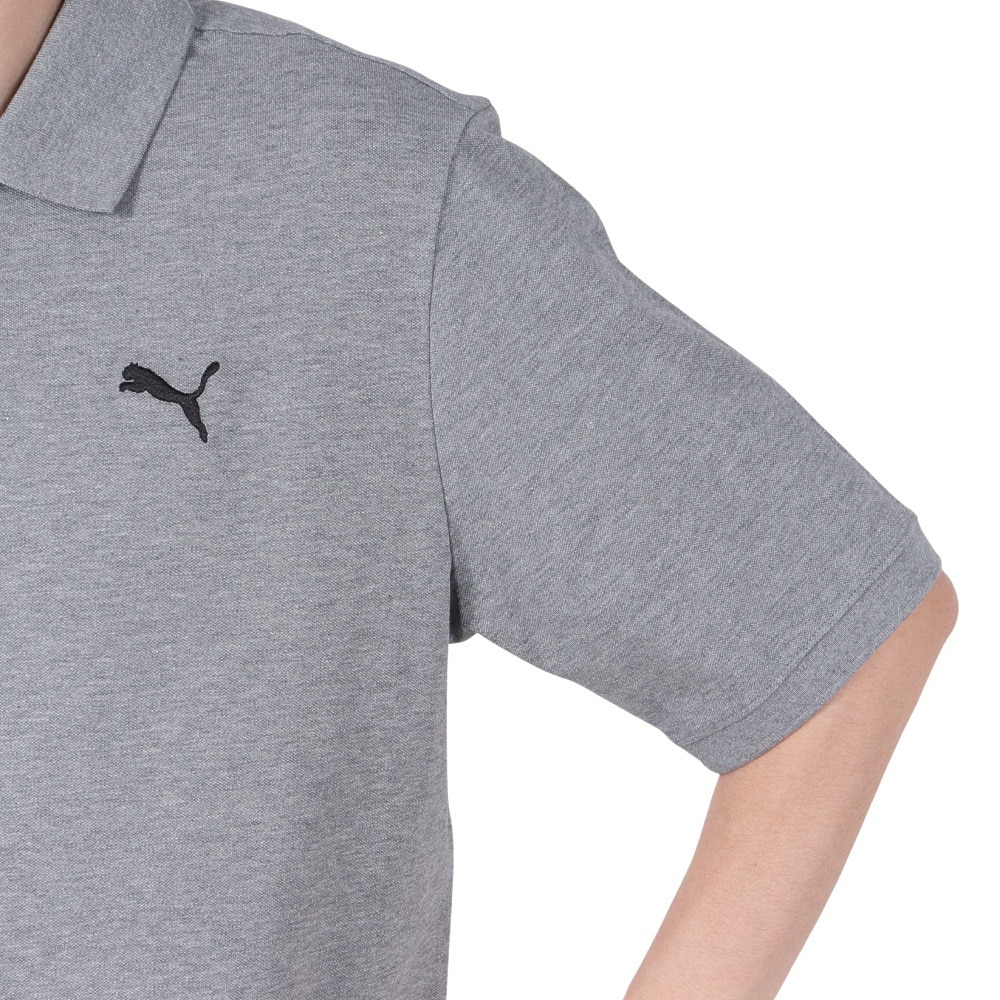 プーマ（PUMA）（メンズ）ESS ピケポロシャツ 687587 03 MGRY