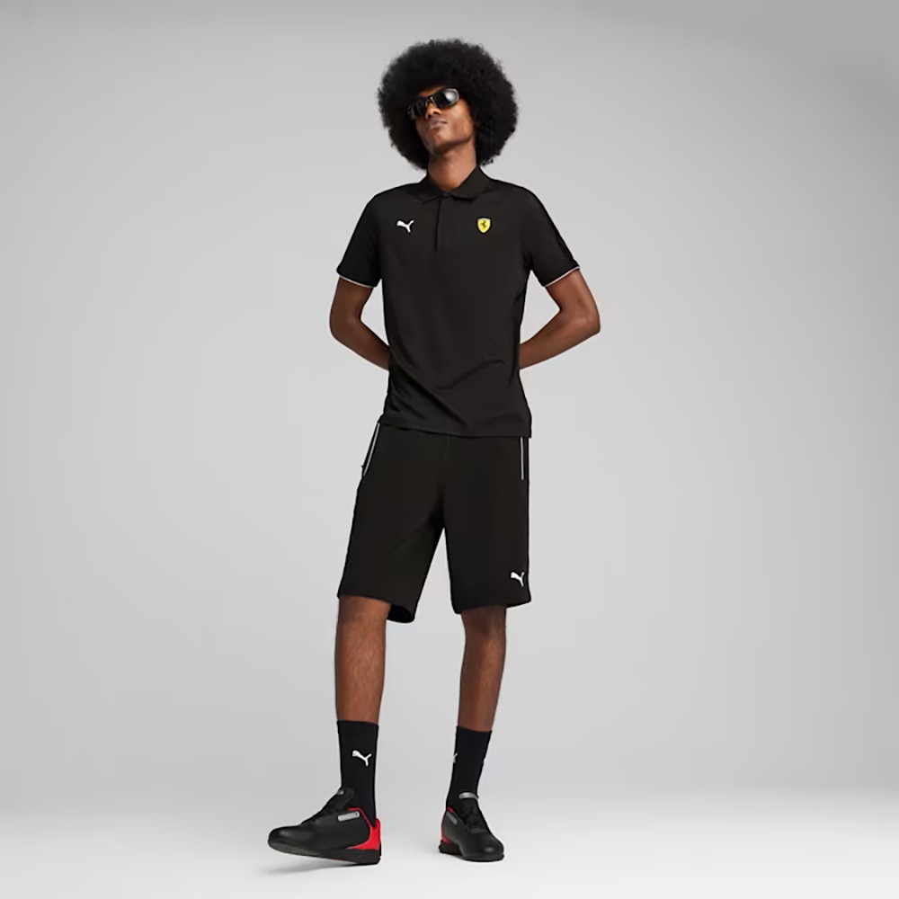プーマ（PUMA）（メンズ）フェラーリ レース クラウドスパン 半袖 ポロシャツ 630185 01 BLK