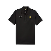 (メンズ)フェラーリ レース クラウドスパン 半袖 ポロシャツ 630185 01 BLK
