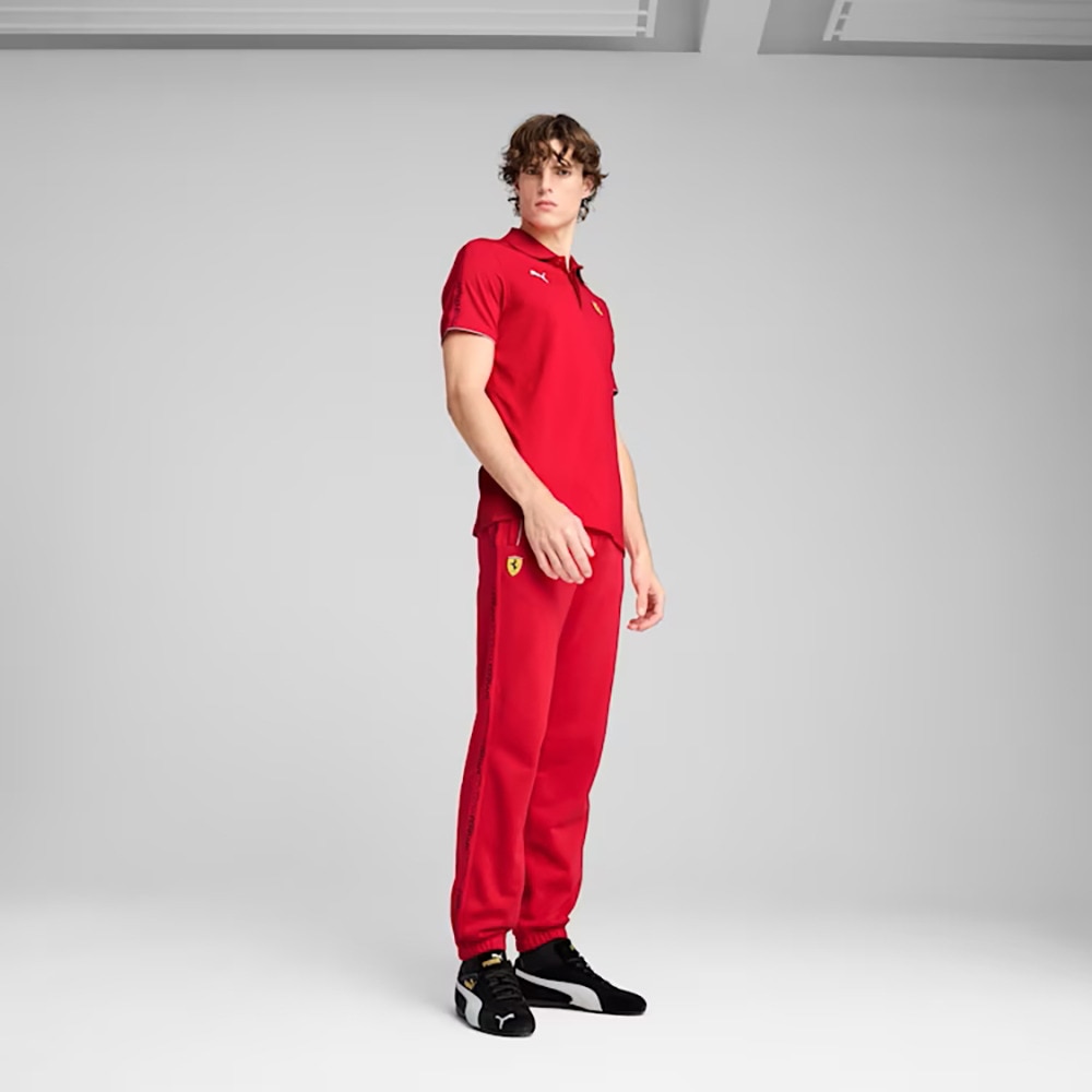 プーマ（PUMA）（メンズ）フェラーリ レース クラウドスパン 半袖 ポロシャツ 630185 02 RED