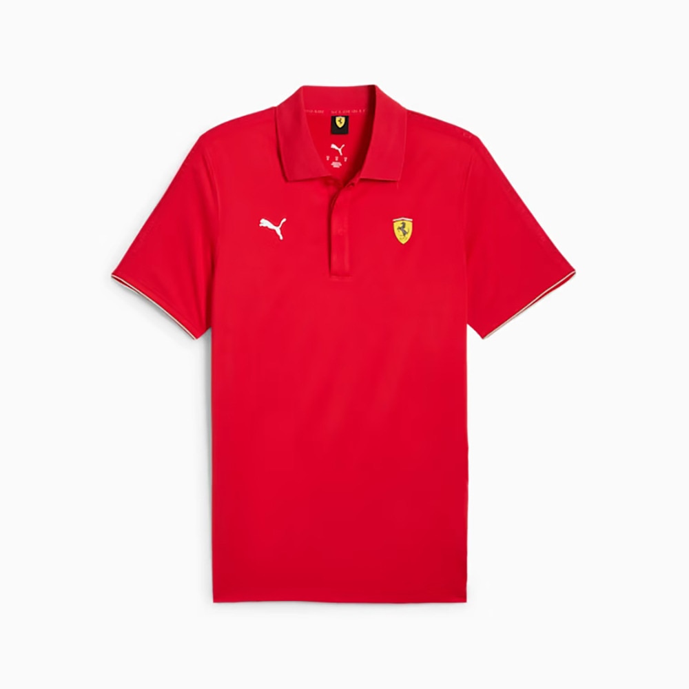 プーマ（PUMA）（メンズ）フェラーリ レース クラウドスパン 半袖 ポロシャツ 630185 02 RED