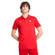 (メンズ)フェラーリ レース クラウドスパン 半袖 ポロシャツ 630185 02 RED