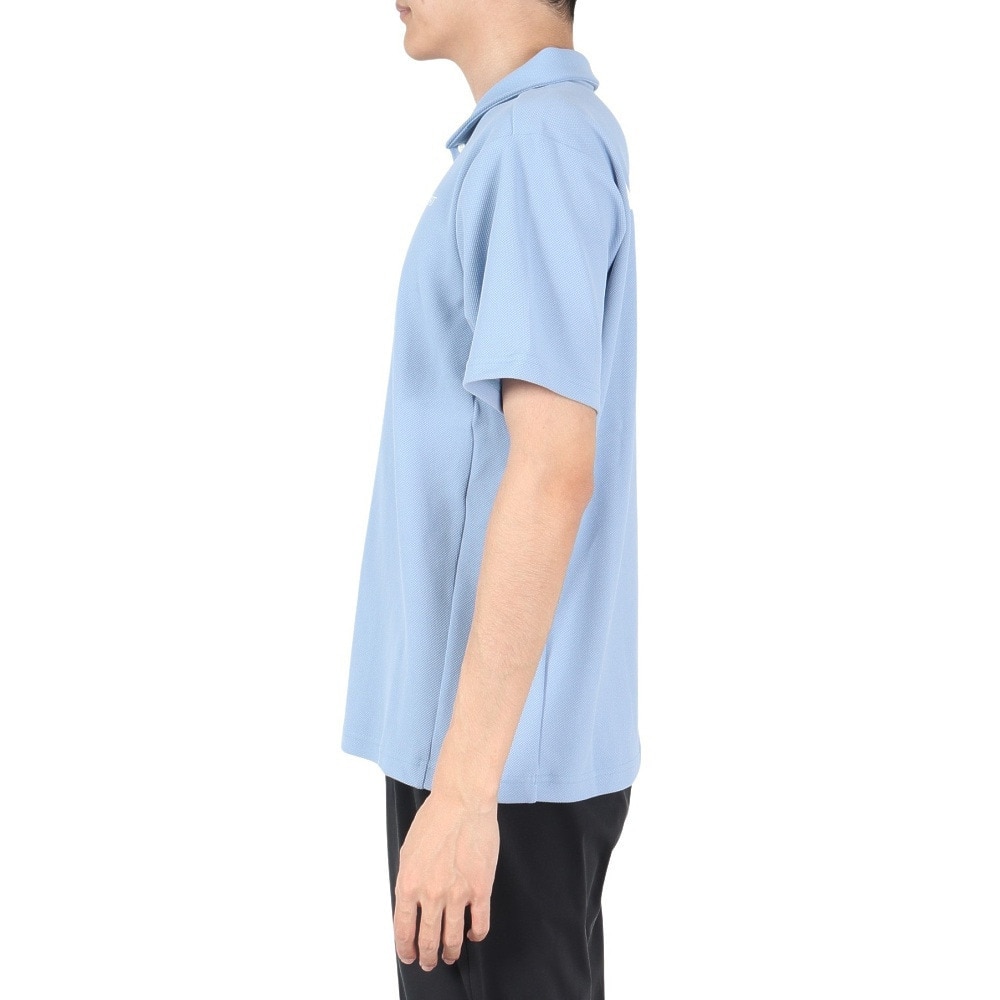 デサント（DESCENTE）（メンズ）SUNSCREEN 鬼鹿の子 バックロゴ ポロシャツ DMMXJA73 SA