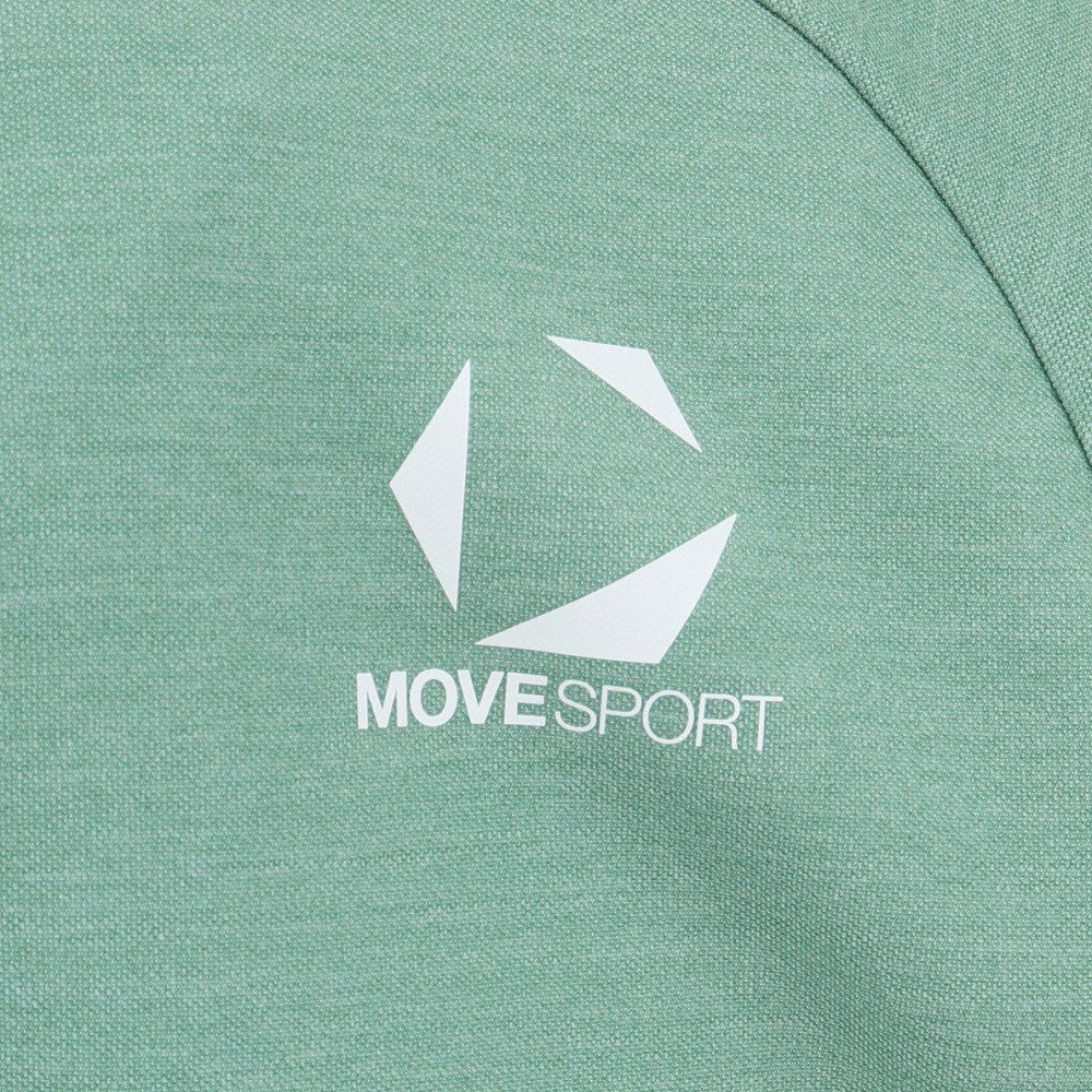 デサント（DESCENTE）（メンズ）SUNSCREEN ミニ鹿の子 ラグランスリーブポロシャツ ST5SHS01M GR01