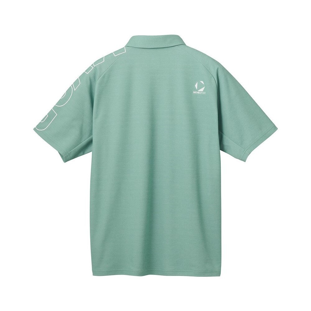 デサント（DESCENTE）（メンズ）SUNSCREEN ミニ鹿の子 ラグランスリーブポロシャツ ST5SHS01M GR01