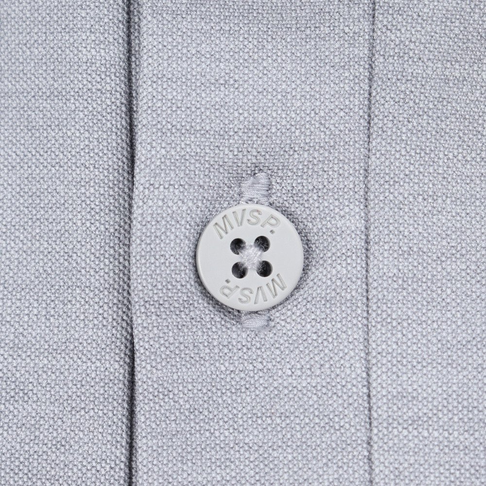 デサント（DESCENTE）（メンズ）SUNSCREEN ミニ鹿の子 ラグランスリーブポロシャツ ST5SHS01M GY01