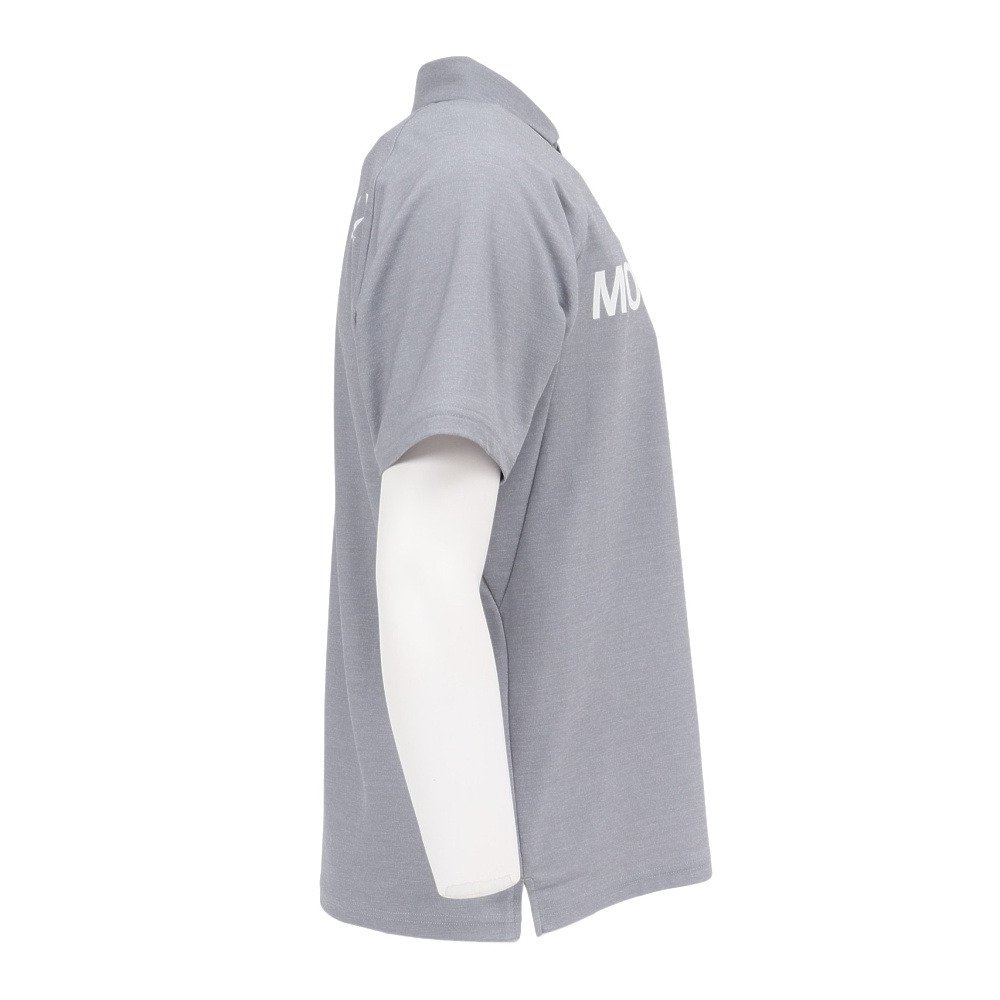 デサント（DESCENTE）（メンズ）SUNSCREEN ミニ鹿の子 ラグランスリーブポロシャツ ST5SHS01M GY01