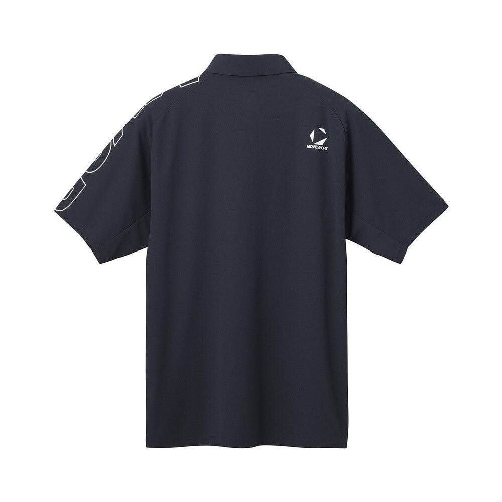 デサント（DESCENTE）（メンズ）SUNSCREEN ミニ鹿の子 ラグランスリーブポロシャツ ST5SHS01M NV00