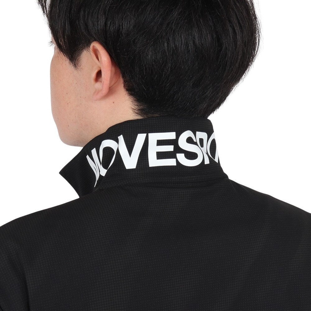 デサント（DESCENTE）（メンズ）SUNSCREEN ミニ鹿の子 総柄グラフィックポロシャツ ST5SHS02M BK00