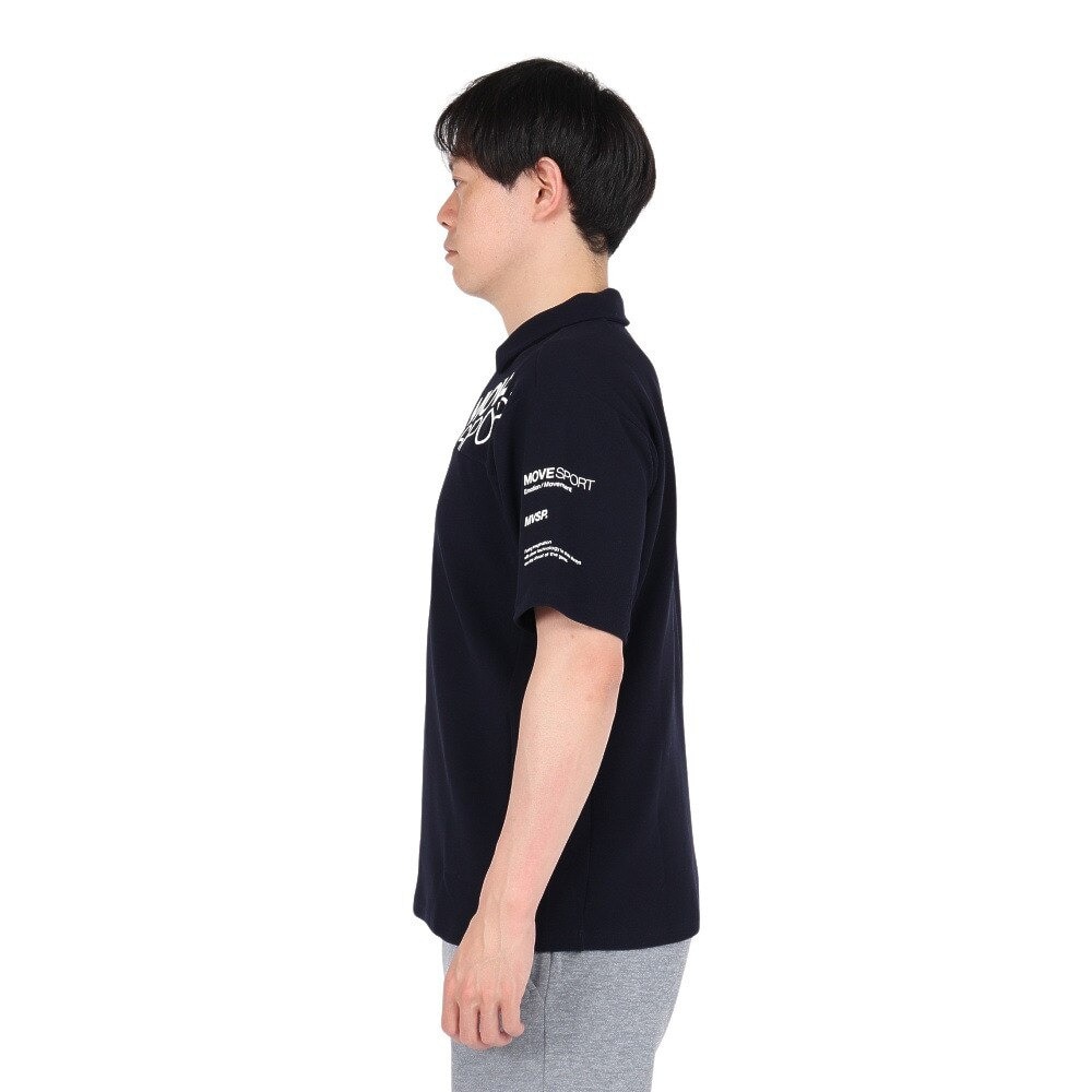 デサント（DESCENTE）（メンズ）SUNSCREEN 鬼鹿の子 ポロシャツ ST5SHS03M NV00