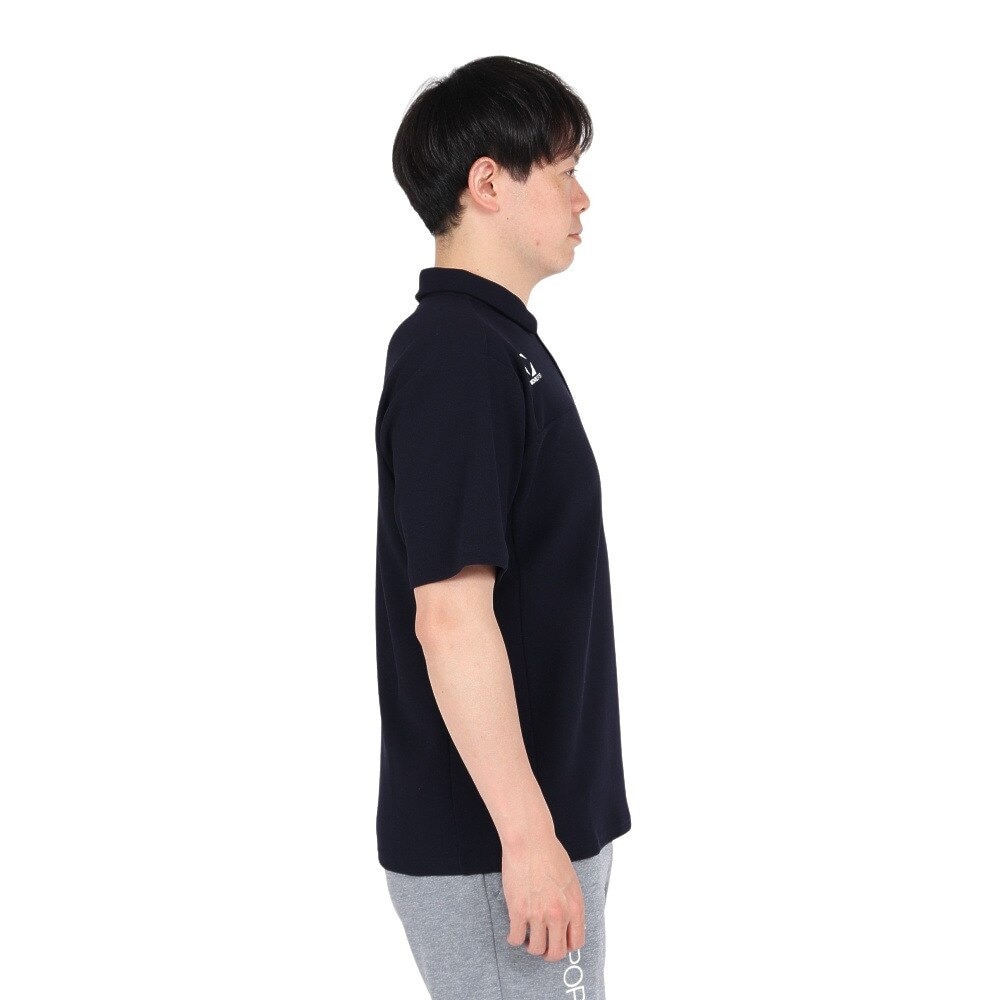 デサント（DESCENTE）（メンズ）SUNSCREEN 鬼鹿の子 ポロシャツ ST5SHS03M NV00