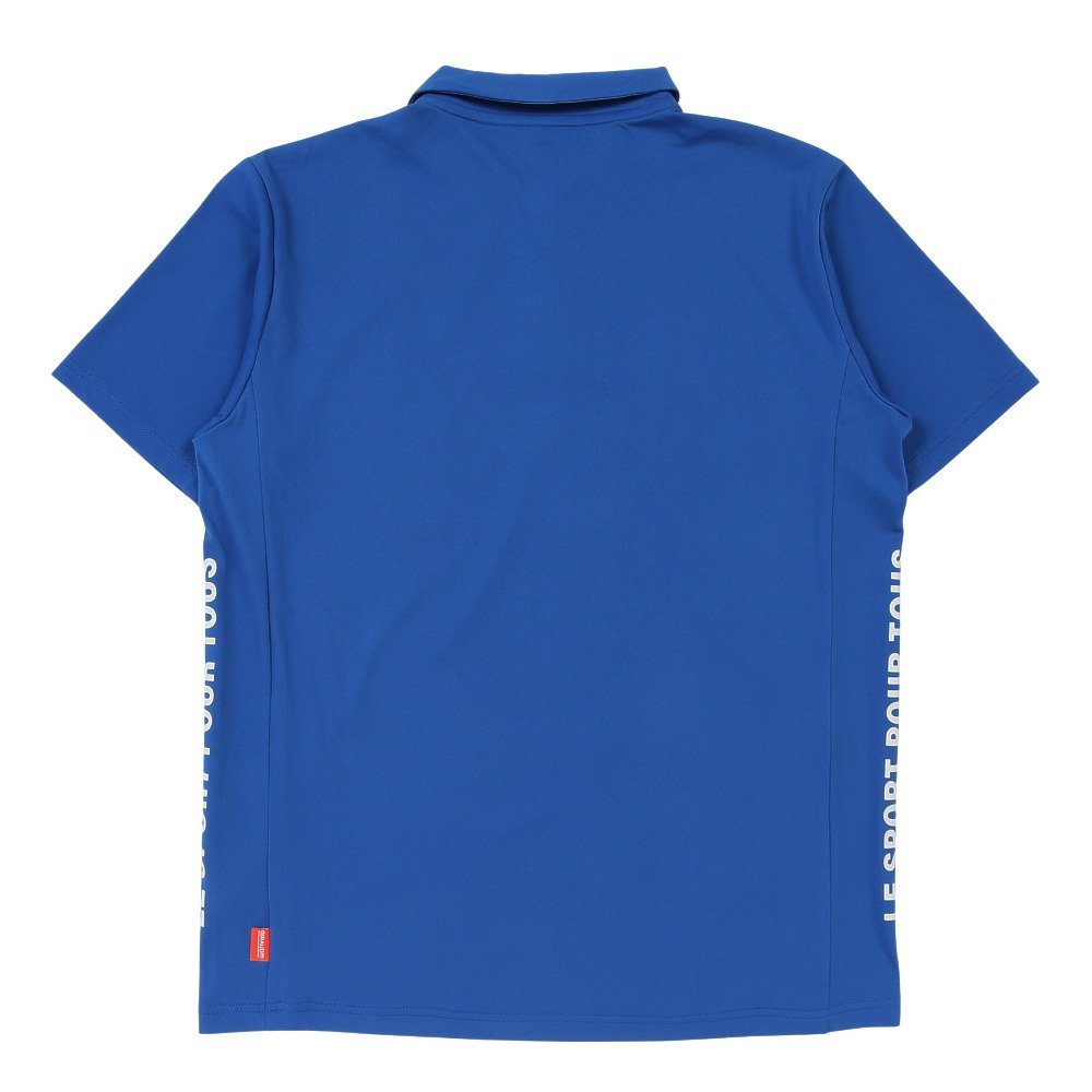 ジローム（GIRAUDM）（メンズ）接触冷感 ひんやりドライプラスクール シャインブロックUV AUTHENTIC P 半袖ポロシャツ CT6S0013-TR863-GRSD BLU