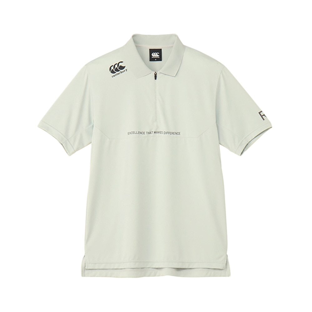 カンタベリー（canterbury）（メンズ）アールプラス フレックスクールコントロール ジップポロ RP325069 12