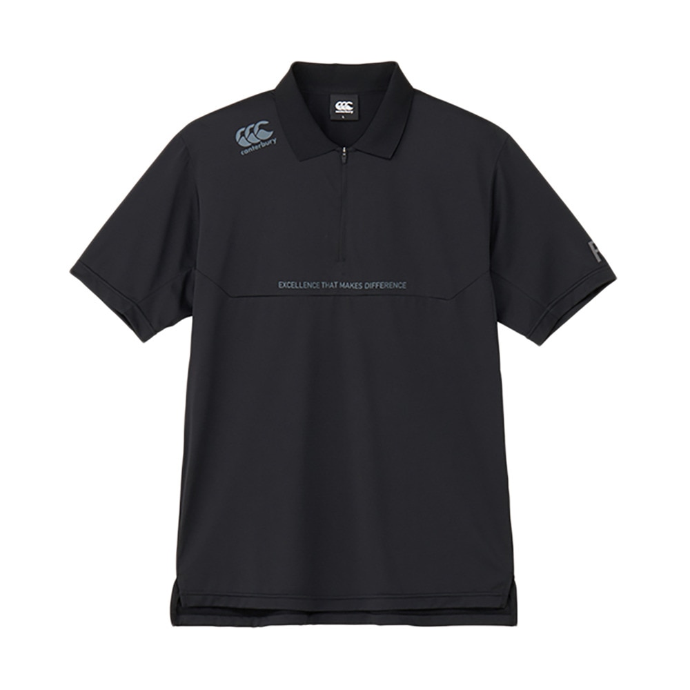 カンタベリー（canterbury）（メンズ）アールプラス フレックスクールコントロール ジップポロ RP325069 19