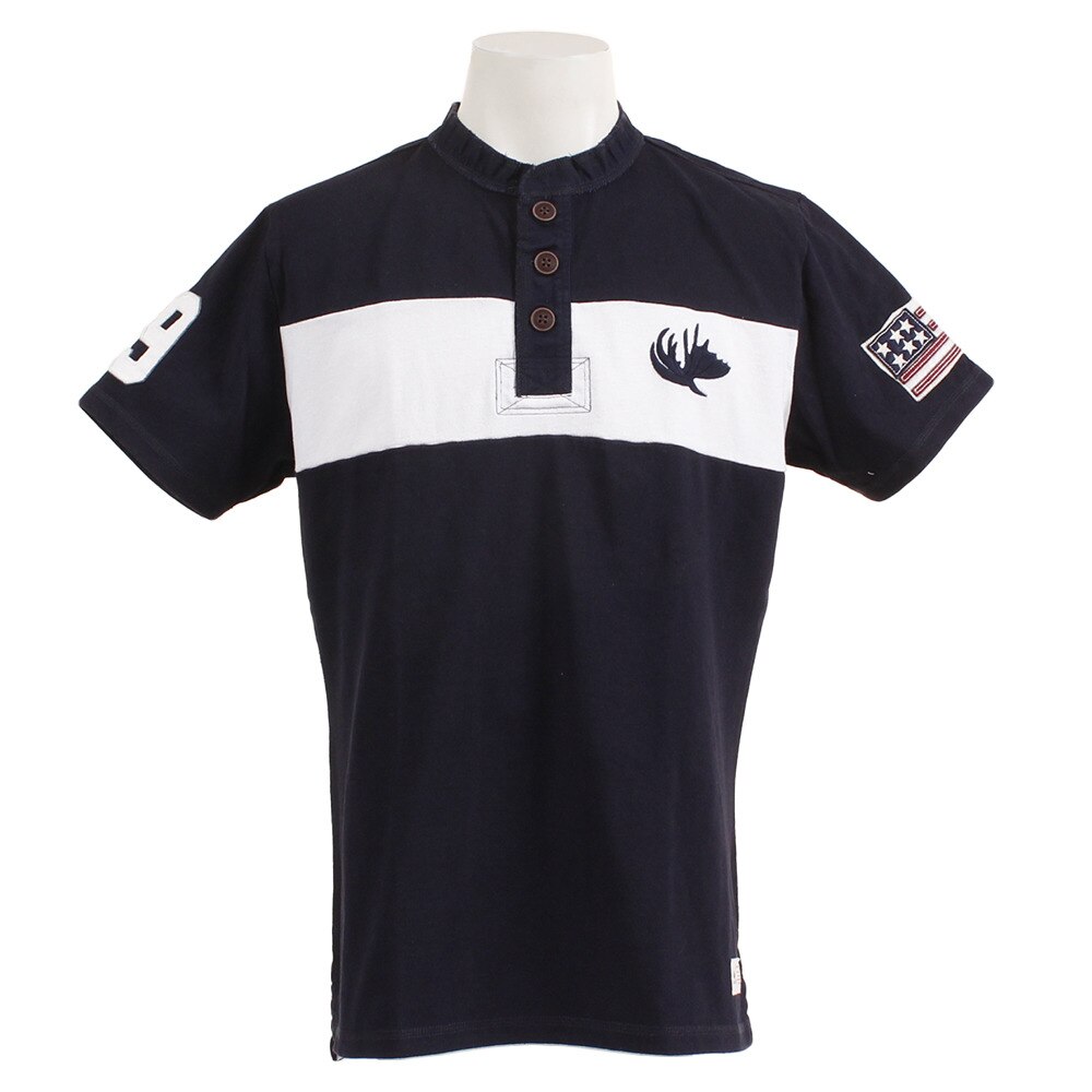  Tシャツ メンズ 半袖ラガーシャツ 863EK9CD9401NVY オンライン価格