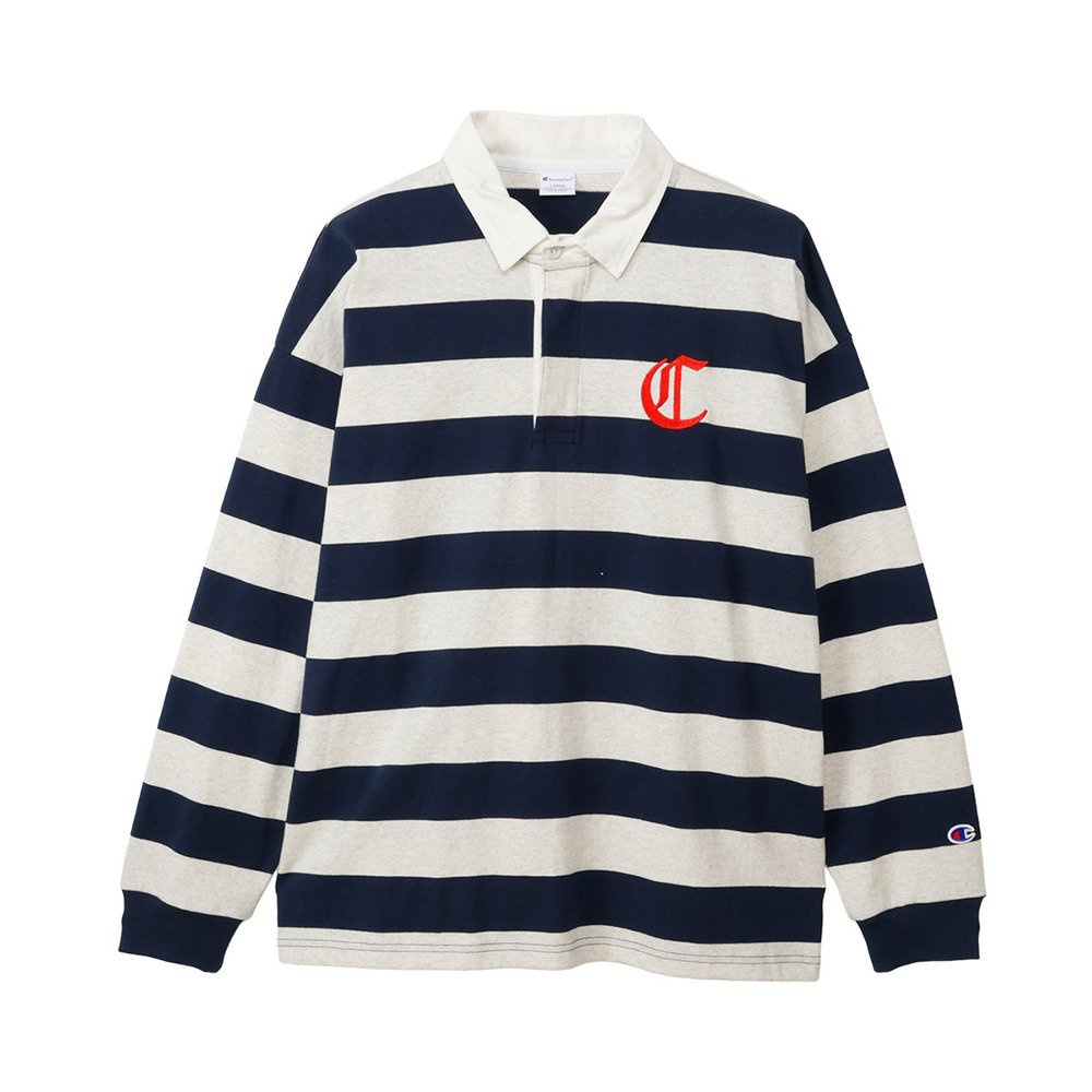 チャンピオン（CHAMPION）（メンズ）ロングスリーブラグビーシャツ C3