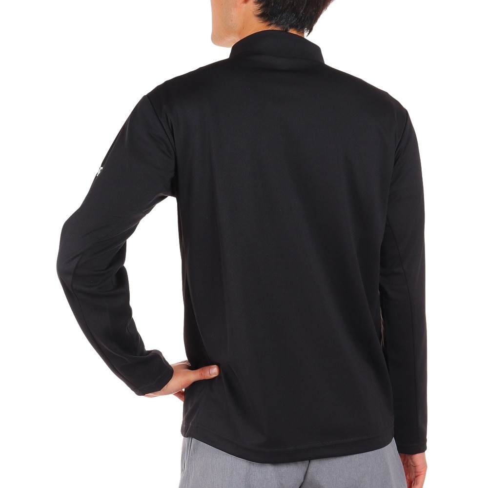 デサント（DESCENTE）（メンズ）長袖ポロシャツ メンズ 黒 DX-C2362XB BK