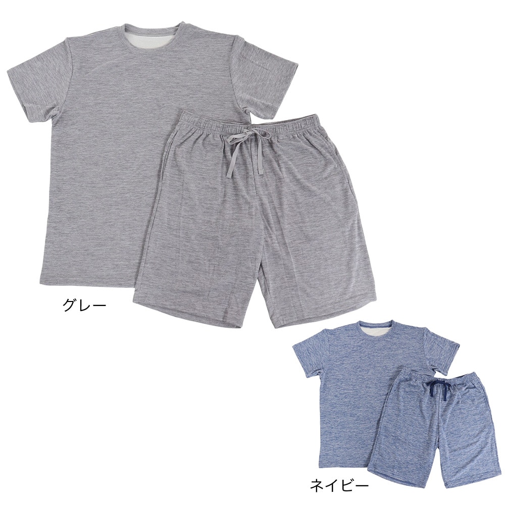 その他ブランド（OTHER BRAND）（メンズ）半袖Tシャツ メンズ ハーフパンツ 上下セット XE2201S-S GRY