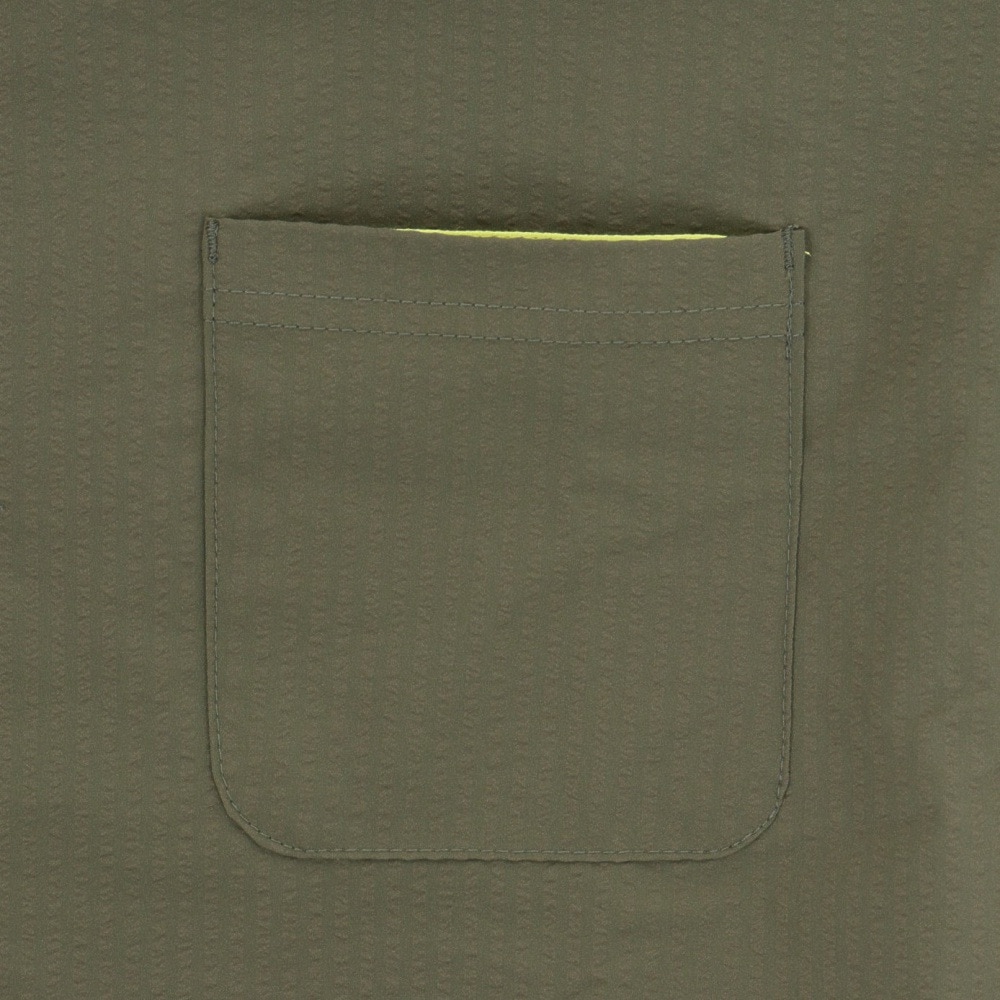 ルコックスポルティフ（lecoqsportif）（メンズ）半袖シャツ メンズ SOLOドライタッチ オープンシャツ QMMTJA65XB KH