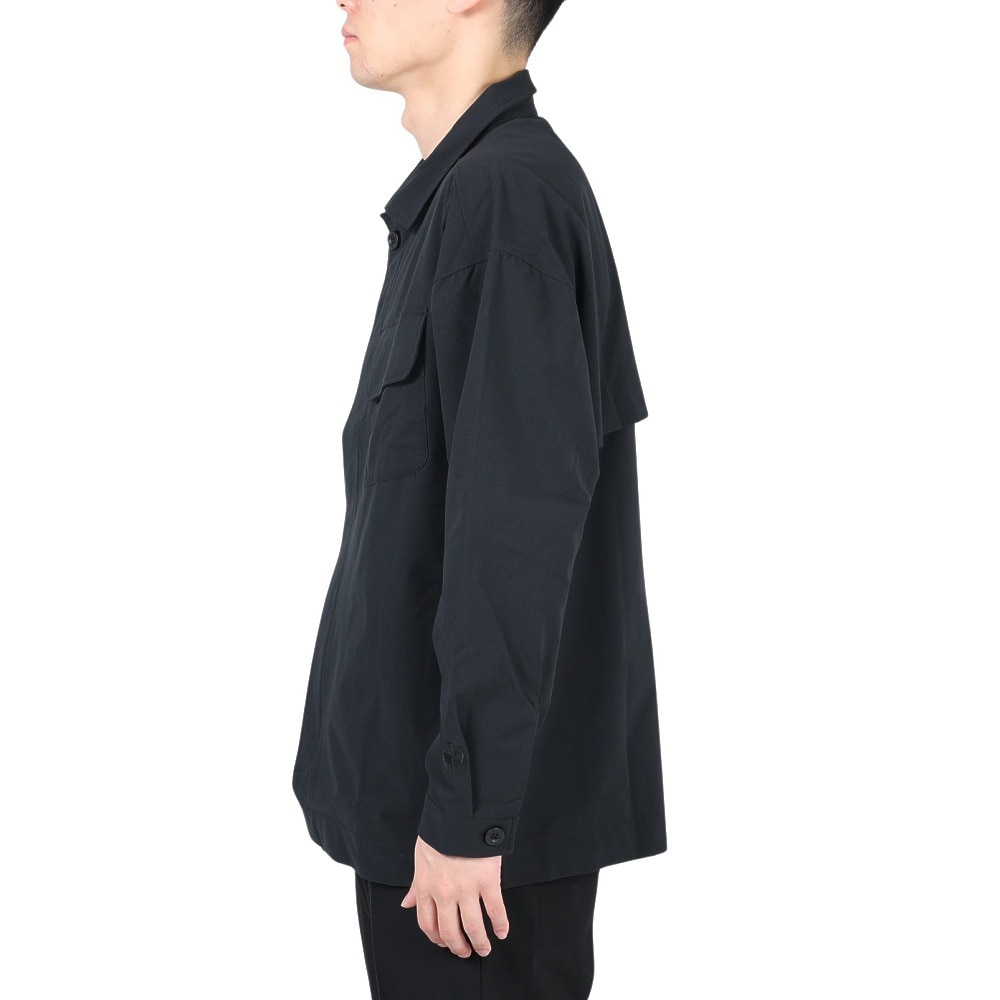 ルコックスポルティフ（lecoqsportif）（メンズ）シャツジャケット QMMVJC20XB BK