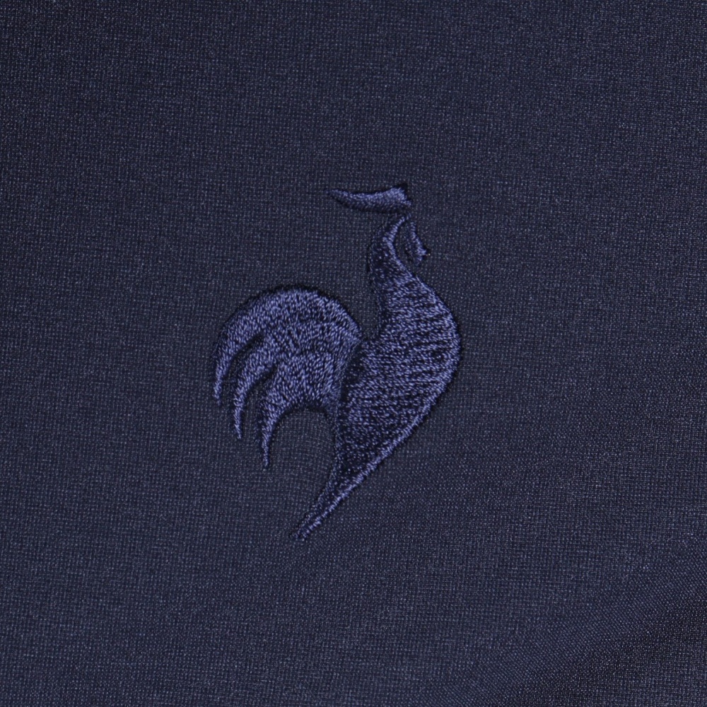 ルコックスポルティフ（lecoqsportif）（メンズ）半袖Tシャツ メンズ グランデイズ オープンカラーシャツ QMMVJA50XB NV