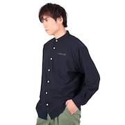 デサント（DESCENTE）（メンズ）ソフトストレッチバンドカラーシャツ DX-C2699XB BK