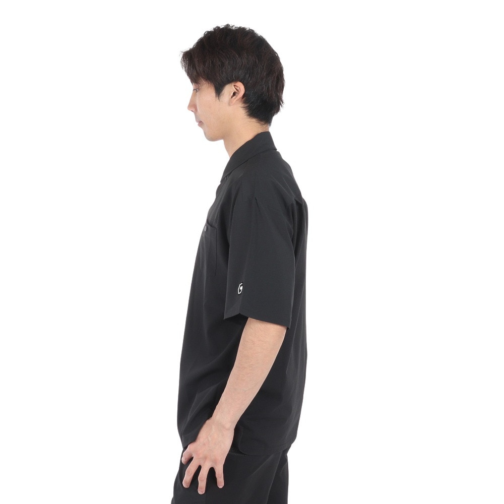 ジローム（GIRAUDM）（メンズ）絶耐撥水 UV WOVEN シャツ CT4S0072-TR863-GRSD BLK