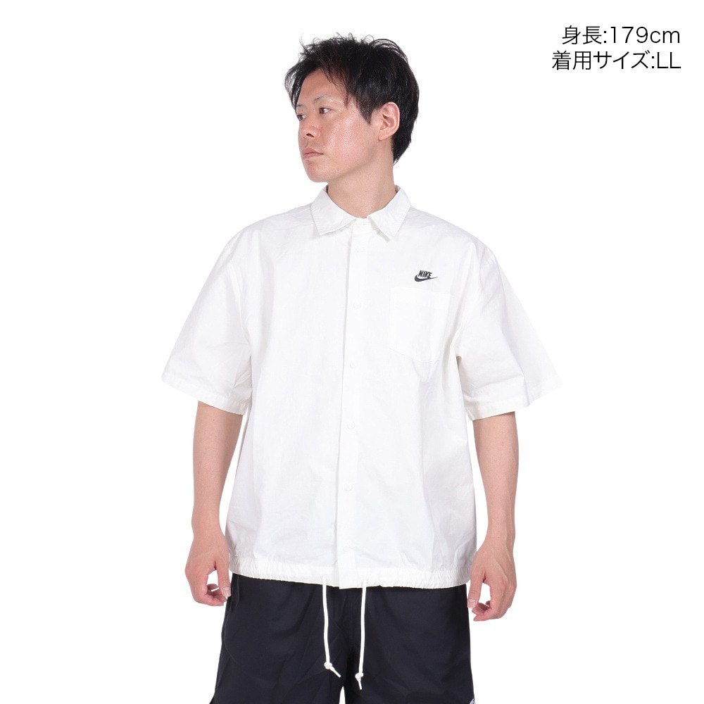 ナイキ（NIKE）（メンズ）クラブ ショートスリーブ オックスフォード ボタンアップ シャツ FN3903-133