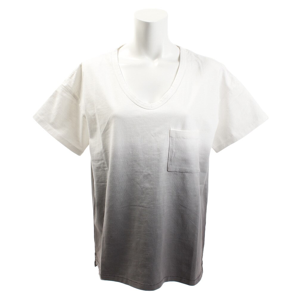  Tシャツ レディース 半袖 Vネック gradation 864EK8UK5824GRY オンライン価格