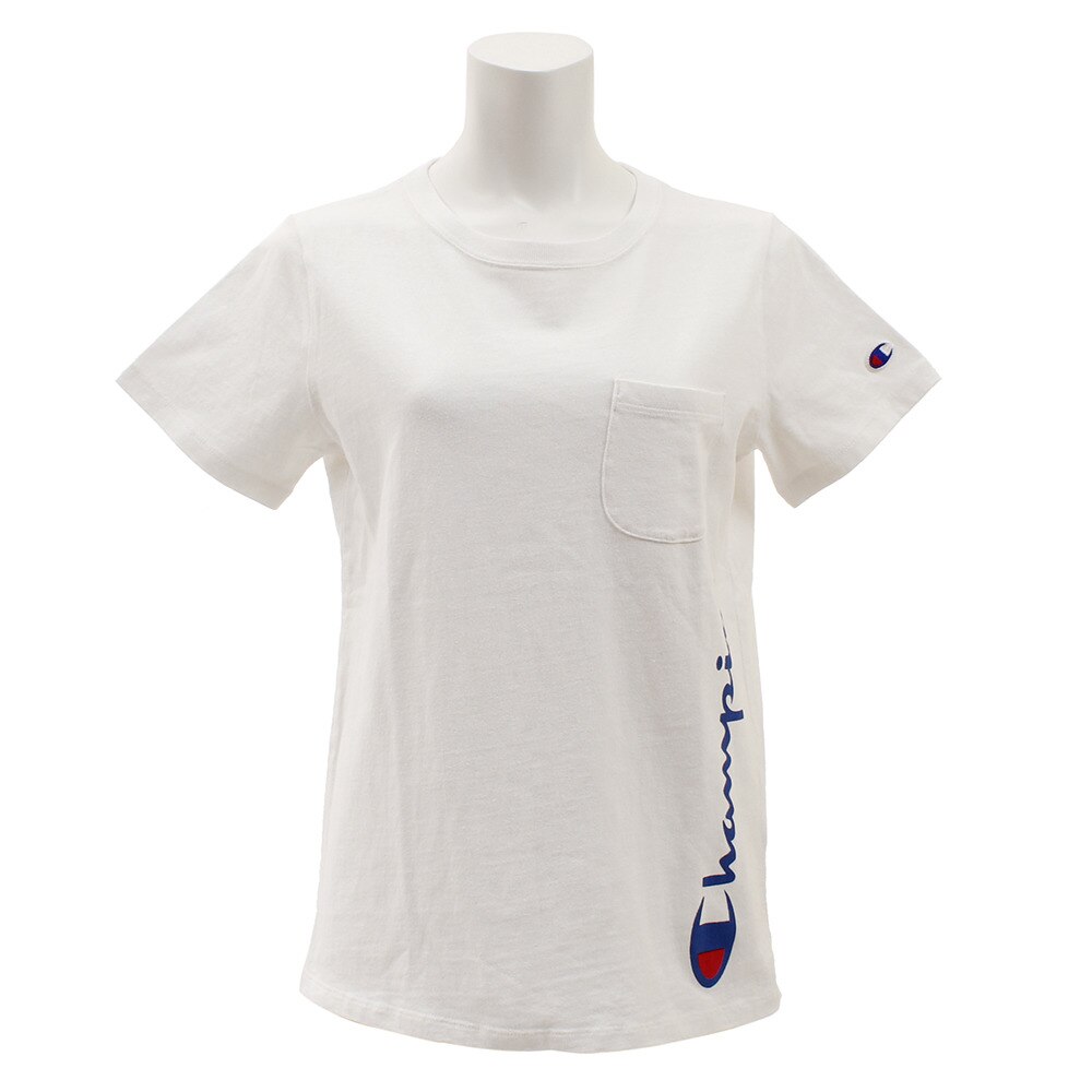  【ポイント15倍】【多少の傷汚れありの為大奉仕】胸ポケット付き 半袖Tシャツ CWSM375 010 オンライン価格