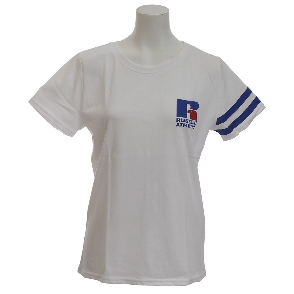  【多少の傷汚れありの為大奉仕】Tシャツ レディース 半袖 NB 2LINE RBL18S1003WHT