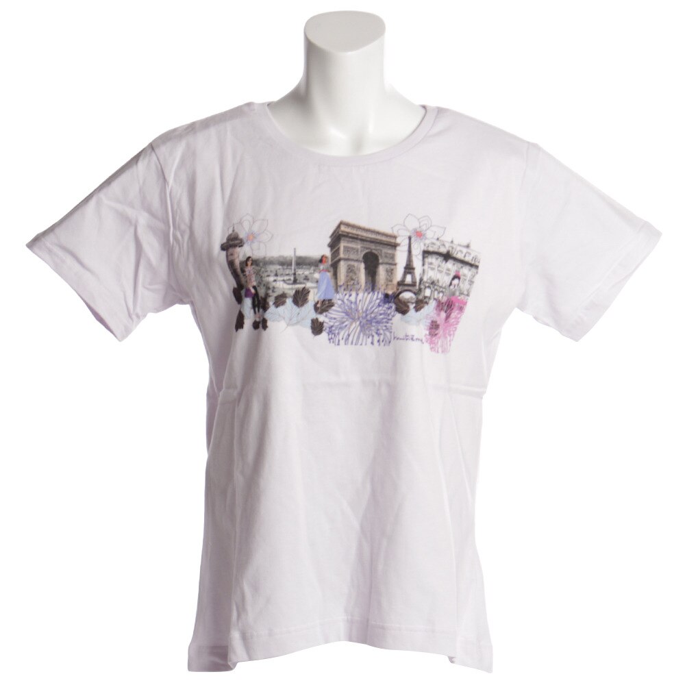  【多少の傷汚れありの為大奉仕】Tシャツ レディース 半袖 ORGABITS PARIS HU18SLT864512LVD