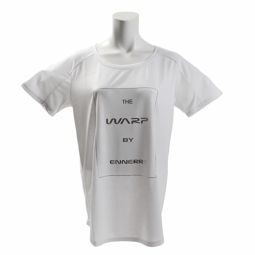  【多少の傷汚れありの為大奉仕】Tシャツ レディース 半袖 グラフィック Square WB37JA47 WHT オンライン価格