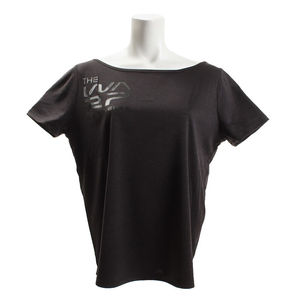  【多少の傷汚れありの為大奉仕】Tシャツ レディース 半袖 グラフィックロゴ WB37JA50 BLK