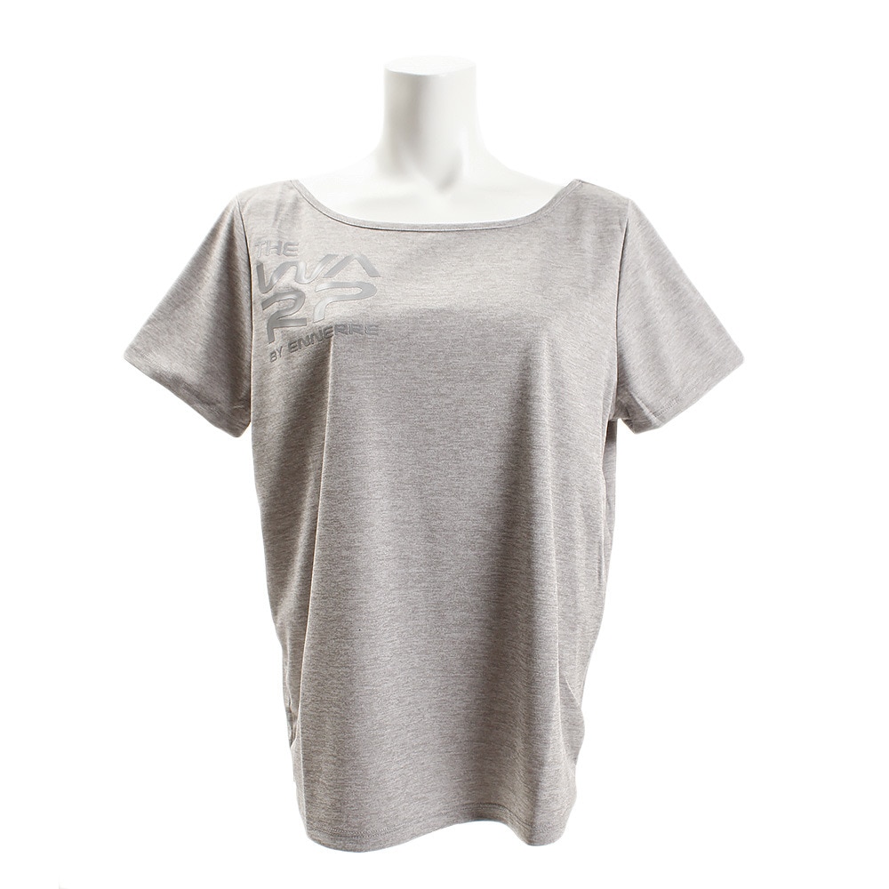  Tシャツ レディース 半袖 グラフィックロゴ WB37JA50 GRY