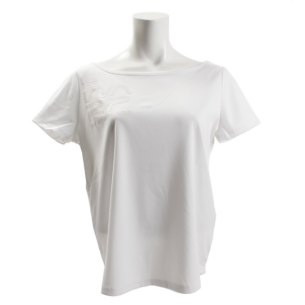  【多少の傷汚れありの為大奉仕】Tシャツ レディース 半袖 グラフィックロゴ WB37JA50 WHT