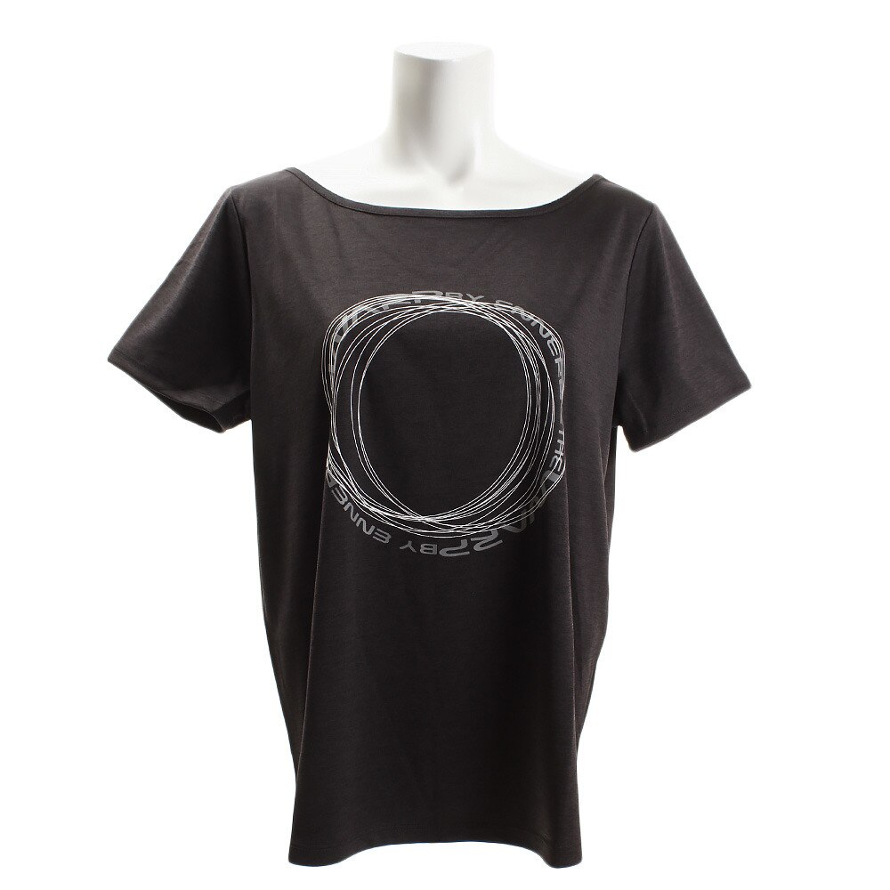  Tシャツ レディース 半袖 グラフィック Circle WB37JA52 BLK