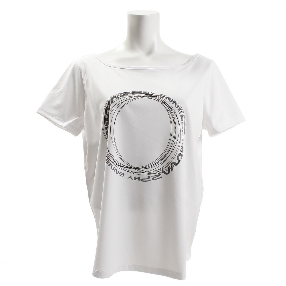  【多少の傷汚れありの為大奉仕】Tシャツ レディース 半袖 グラフィック Circle WB37JA52 WHT
