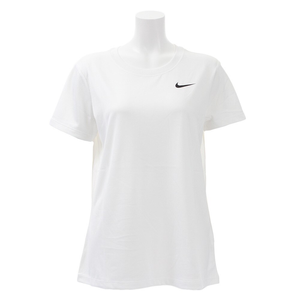 ナイキ（NIKE）（レディース）Tシャツ 半袖 ドライフィット レッグ クルー AQ3211-100SP19