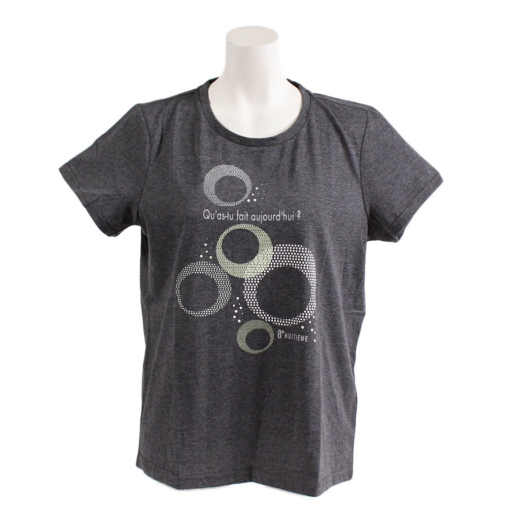  Tシャツ レディース 半袖 T/C クルーネック HU19S03TC864912DGRY オンライン価格
