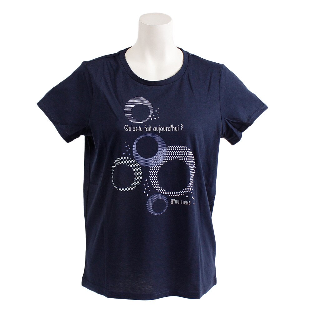  Tシャツ レディース 半袖 T/C クルーネック HU19S03TC864912NVY