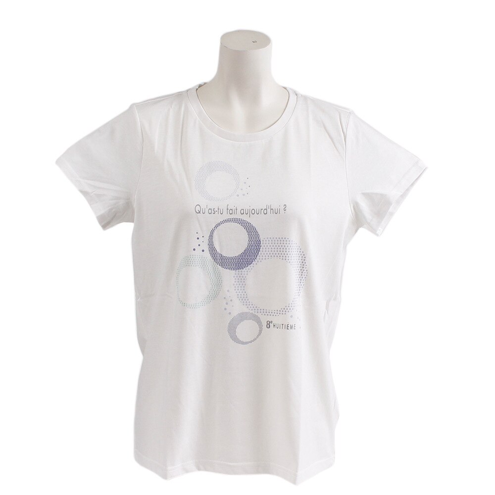  Tシャツ レディース 半袖 T/C クルーネック HU19S03TC864912WHT オンライン価格