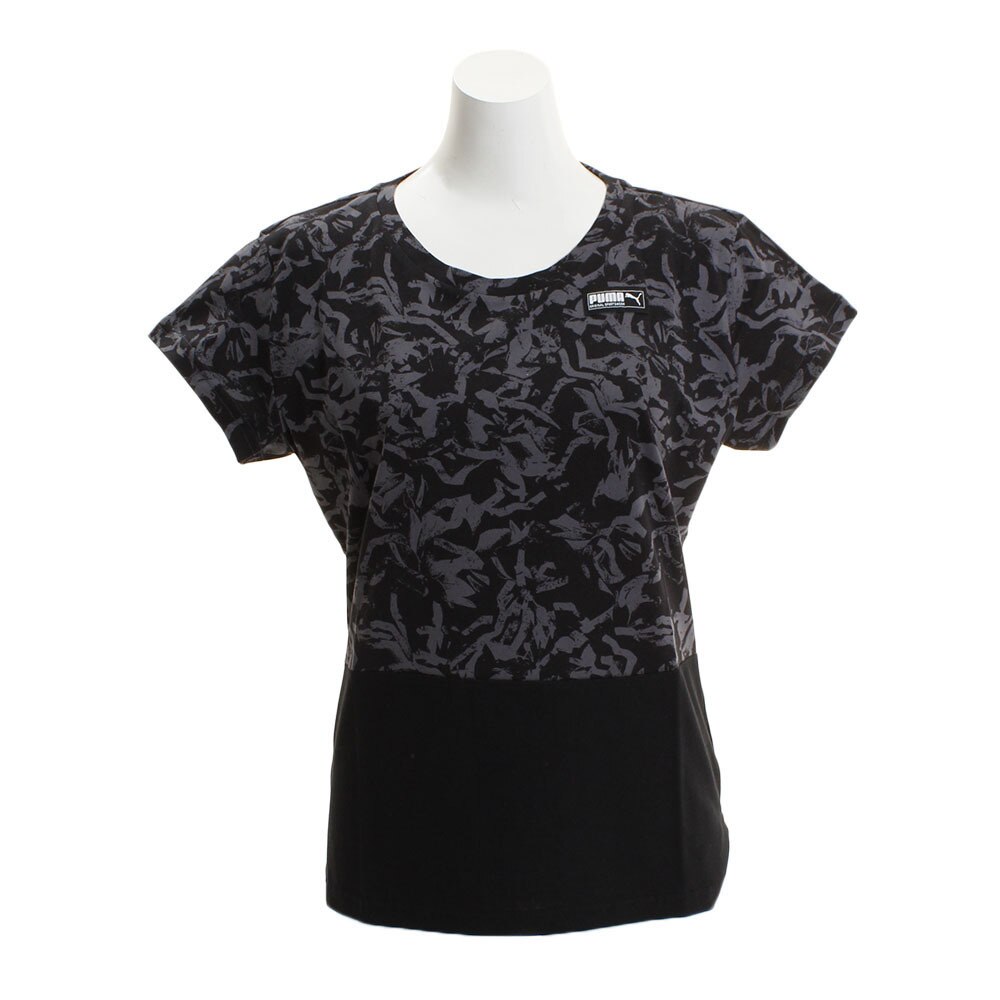  Tシャツ 半袖 AOP オーバーサイズ 845081 01 BLK オンライン価格