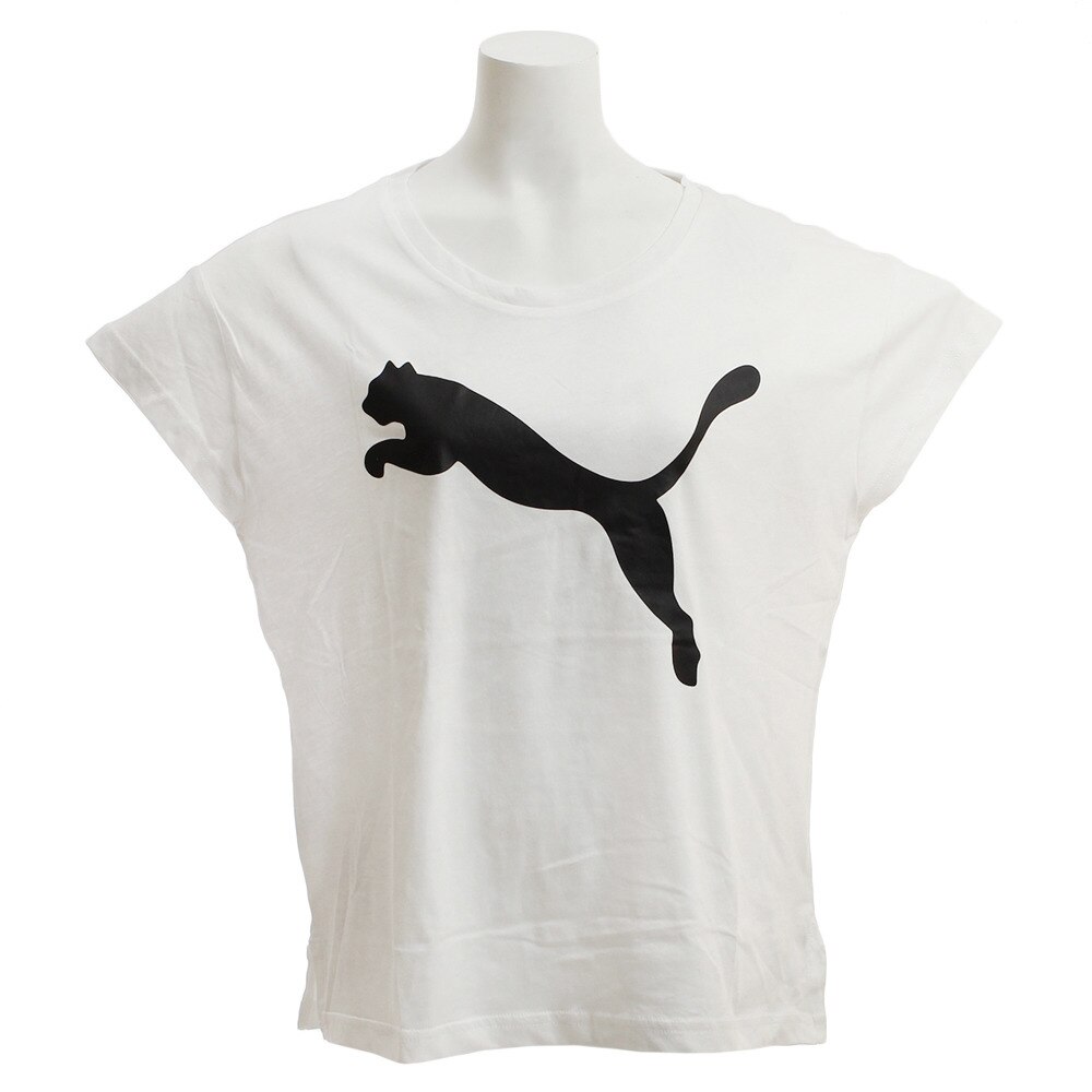  Tシャツ 半袖 ACTIVE ロゴ 843991 02 WHT オンライン価格
