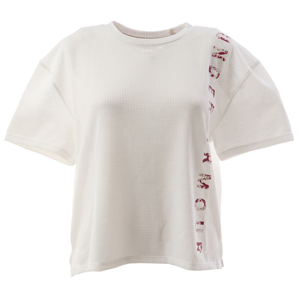  Tシャツ レディース 半袖 メッシュアラウンドショートスリーブ 1341955 OXW/IPK AT オンライン価格