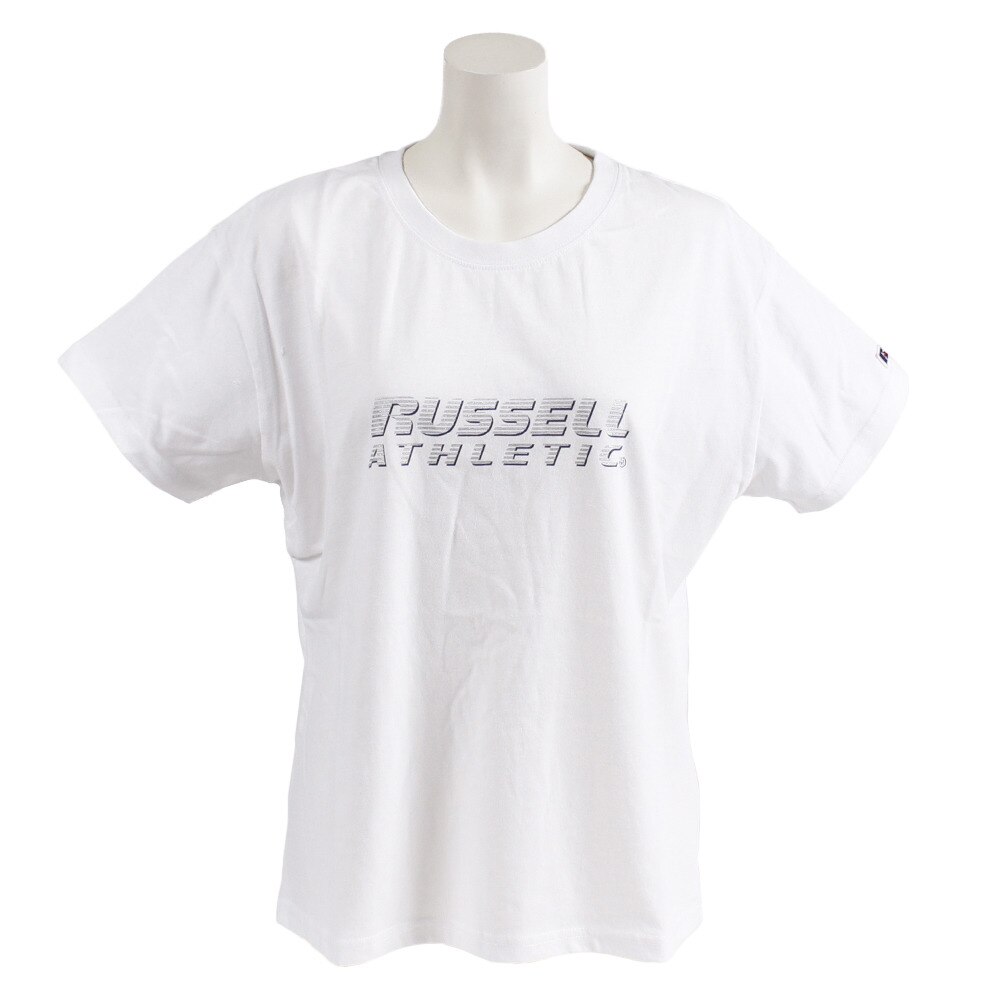  【多少の傷汚れありの為大奉仕】Tシャツ レディース 半袖 NB silver logo RBL19S1001 WHT オンライン価格